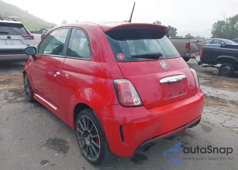 2013 Fiat 500 Abarth z USA, uszkodzony, nr VIN 3C3CFFFH7DT753114